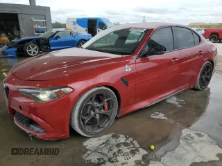 2019 Alfa Romeo Giulia Quadrifoglio with VIN ZARFAMEV2K7604376, listed as a Copart auction lot 88995285 with 12,325 mi miles and Salvage title. Bid and sale history available at DreamBid. Image 1.