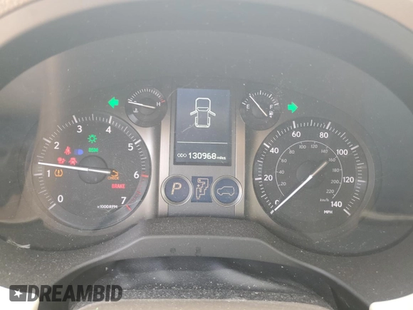 2018 Lexus GX 460 with VIN JTJBM7FX3J5187908, listed as a Copart auction lot 53355375 with 130,968 mi miles and Salvage title. Bid and sale history available at DreamBid. Image 9.
