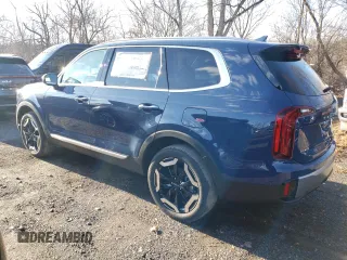 2025 Kia Telluride S with VIN 5XYP64GC0SG571456, listed as a Copart auction lot 84878504 with 9 mi miles and Salvage Title. Bid and sale history available at DreamBid. Image 2.