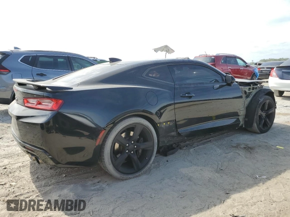 2018 Chevrolet Camaro 2SS with VIN 1G1FH1R76J0132649, listed as a Copart auction lot 55040715 with 86,058 mi miles and Salvage title. Bid and sale history available at DreamBid. Image 3.