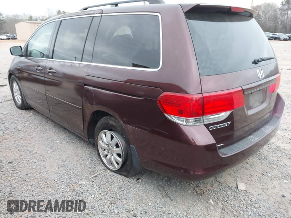 2010 Honda Odyssey EX-L with VIN 5FNRL3H77AB017916, listed as a IAAI auction lot 41855368 with 204,567 mi miles. Bid and sale history available at carsss.com. Image 3.