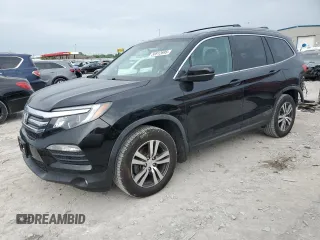 2016 Honda Pilot EX-L with VIN 5FNYF6H57GB099335, listed as a Copart auction lot 58912695 with 207,038 mi miles and Salvage title. Bid and sale history available at DreamBid. Image 1.