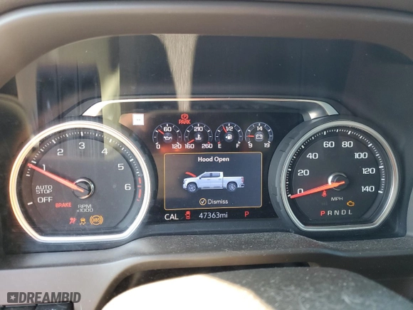 2019 Chevrolet Silverado 1500 LTZ with VIN 3GCPWEED2KG244219, listed as a Copart auction lot 83195754 with 47,363 mi miles and Salvage Title. Bid and sale history available at carsss.com. Image 9.