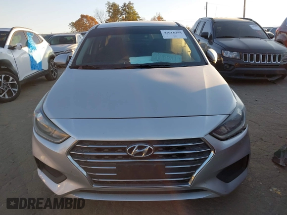 2019 Hyundai Accent SE with VIN 3KPC24A37KE059659, listed as a IAAI auction lot 41016258 with 90,266 mi miles. Bid and sale history available at carsss.com. Image 12.