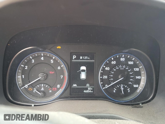 2023 Hyundai Kona SE with VIN KM8K22AB7PU025782, listed as a Copart auction lot 51223745 with 46,854 mi miles and Salvage Title. Bid and sale history available at carsss.com. Image 9.
