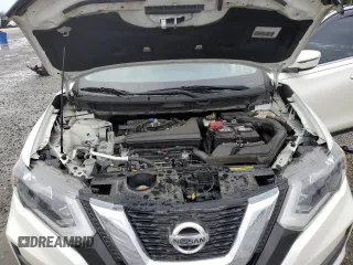2017 Nissan Rogue SV with VIN JN8AT2MT7HW143603, listed as a Copart auction lot 46649215 with 105,423 mi miles and Salvage Title. Bid and sale history available at carsss.com. Image 12.