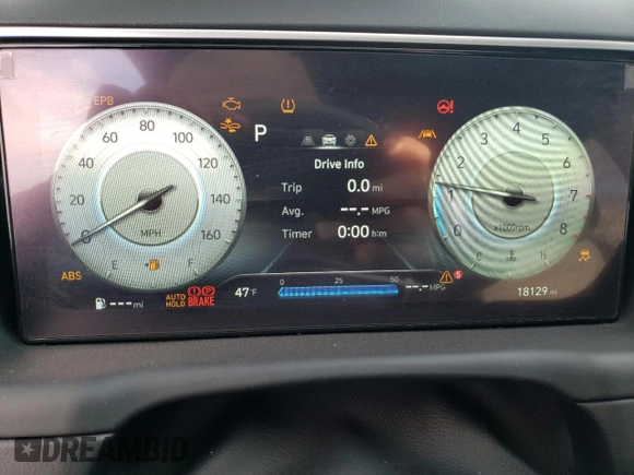 2023 Hyundai Santa Cruz SEL with VIN 5NTJCDAE4PH065039, listed as a Copart auction lot 43552605 with 18,129 mi miles and Salvage title. Bid and sale history available at DreamBid. Image 9.