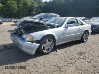 2001 Mercedes-Benz SL 500 with VIN WDBFA68F41F198629, listed as a Copart auction lot 64788555 with Not provided miles and Salvage title. Bid and sale history available at DreamBid. Image 1.