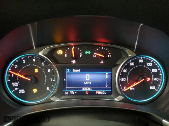 2023 Chevrolet Equinox LT with VIN 3GNAXUEG0PL147369, listed as a Copart auction lot 49589675 with 43,528 mi miles and Salvage title. Bid and sale history available at DreamBid. Image 9.