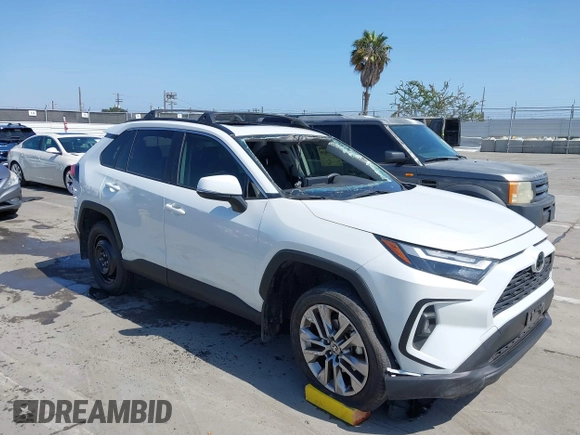 2023 Toyota RAV4 XLE Premium with VIN JTMC1RFV7PD097542, listed as a IAAI auction lot 42553650 with 45,483 mi miles and . Bid and sale history available at DreamBid. Image 6.