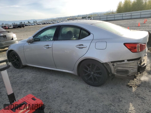 2011 Lexus IS 250 with VIN JTHBF5C29B2100606, listed as a Copart auction lot 52986805 with 193,286 mi miles and Salvage Title. Bid and sale history available at carsss.com. Image 2.