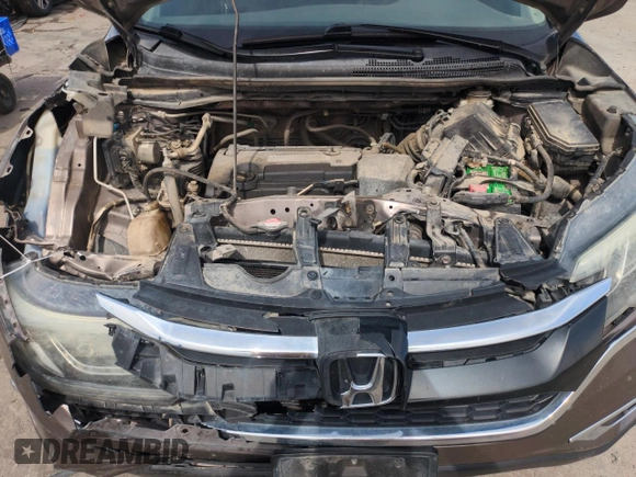 2015 Honda CR-V EX-L with VIN 2HKRM4H75FH669400, listed as a Copart auction lot 53354525 with 184,372 mi miles and Salvage Title. Bid and sale history available at carsss.com. Image 12.