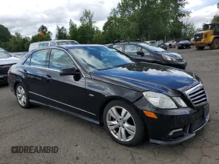 2011 Mercedes-Benz E 350 Luxury with VIN WDDHF2EBXBA435909, listed as a Copart auction lot 55822995 with 153,607 mi miles and Salvage title. Bid and sale history available at DreamBid. Image 4.
