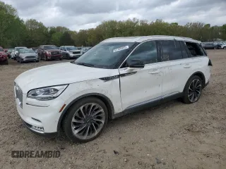 2020 Lincoln Aviator Reserve z VIN 5LM5J7XC6LGL06877, wystawiony jako Copart lot #51108865 z przebiegiem 58 315 mil mil oraz Szkoda całkowita • Salvage title. Historia ofert i sprzedaży dostępna na DreamBid. Obrazek 1.