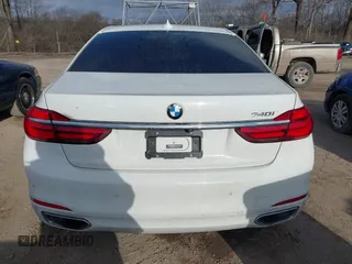2018 BMW 7 Series 740i with VIN WBA7E2C50JG742505, listed as a IAAI auction lot 41238238 with 111,901 mi miles. Bid and sale history available at carsss.com. Image 16.