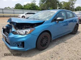 2019 Subaru Impreza with VIN 4S3GTAA60K3704795, listed as a Copart auction lot 60703375 with 95,661 mi miles and Salvage title. Bid and sale history available at DreamBid. Image 1.