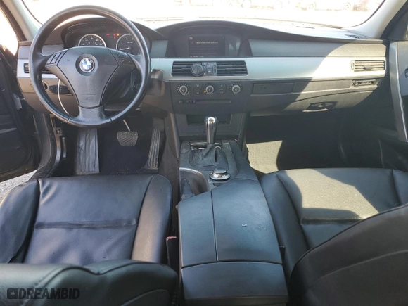 2004 BMW 5 Series 525i with VIN WBANA53534B847979, listed as a Copart auction lot 45091975 with 189,943 mi miles and Salvage Title. Bid and sale history available at carsss.com. Image 8.