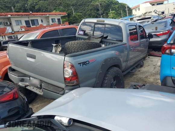2005 Toyota Tacoma PreRunner with VIN 5TEKU72N95Z121406, listed as a Copart auction lot 82873104 with 0 mi miles and Non Repairable. Bid and sale history available at carsss.com. Image 6.