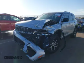 2024 Jeep Grand Cherokee Limited with VIN 1C4RJHBG2RC195432, listed as a IAAI auction lot 41625448 with 6,291 mi miles and . Bid and sale history available at DreamBid. Image 6.