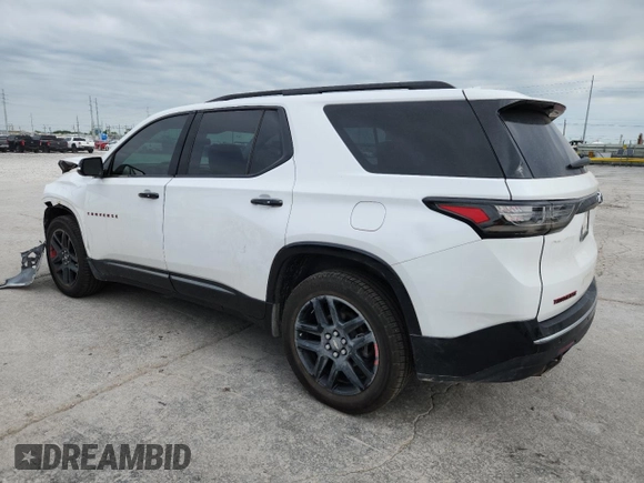2019 Chevrolet Traverse Premier z VIN 1GNERKKW3KJ316442, wystawiony jako Copart lot #58150005 z przebiegiem 121 332 mil mil oraz Szkoda całkowita • Salvage title. Historia ofert i sprzedaży dostępna na DreamBid. Obrazek 2.