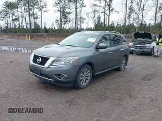 2015 Nissan Pathfinder SV with VIN 5N1AR2MN5FC702068, listed as a IAAI auction lot 41404755 with 179,926 mi miles. Bid and sale history available at carsss.com. Image 2.