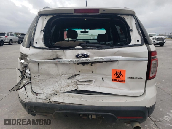 2014 Ford Explorer XLT with VIN 1FM5K7D83EGA72779, listed as a Copart auction lot 78467514 with 130,248 mi miles and Salvage title. Bid and sale history available at DreamBid. Image 6.