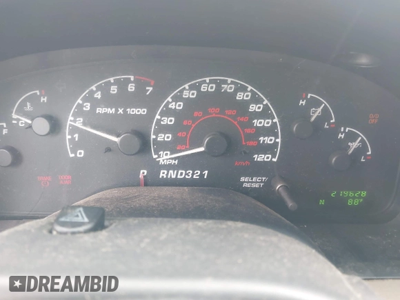 2002 Ford Explorer XLT z VIN 1FMZU63K32UD23218, wystawiony jako IAAI lot #41970394 z przebiegiem 219 628 mil mil oraz . Historia ofert i sprzedaży dostępna na DreamBid. Obrazek 7.