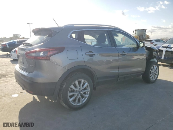 2021 Nissan Rogue Sport SV with VIN JN1BJ1BV6MW324029, listed as a Copart auction lot 47841105 with 60,569 mi miles and Salvage Title. Bid and sale history available at carsss.com. Image 3.