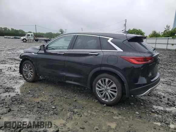 2024 Infiniti QX50 Luxe с VIN 3PCAJ5BB5RF105936, выставлен на аукционе Copart как лот 57725935 с пробегом 4 084 миль миль и Списание • Salvage title. История ставок и продаж доступна на DreamBid. Изображение 2.