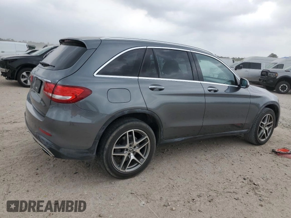 2017 Mercedes-Benz GLC with VIN WDC0G4JB8HF250091, listed as a Copart auction lot 51612585 with 142,379 mi miles and Clean Title. Bid and sale history available at carsss.com. Image 3.