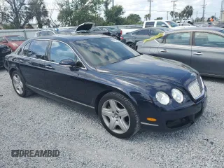 2006 Bentley Flying Spur with VIN SCBBR53W168039849, listed as a Copart auction lot 53824435 with 62,969 mi miles and Salvage Title. Bid and sale history available at DreamBid. Image 4.