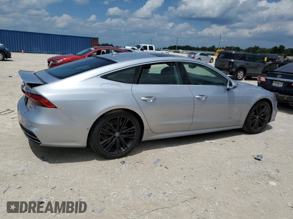 2019 Audi A7 Premium Plus with VIN WAUU2AF2XKN131191, listed as a Copart auction lot 67856674 with 65,489 mi miles and Non repairable. Bid and sale history available at DreamBid. Image 3.