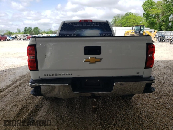2016 Chevrolet Silverado 1500 LT with VIN 1GCVKREC3GZ134370, listed as a Copart auction lot 55027635 with 222,093 mi miles and Salvage Title. Bid and sale history available at DreamBid. Image 6.