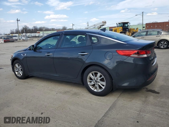 2016 Kia Optima LX with VIN KNAGT4L35G5071417, listed as a Copart auction lot 52211165 with 72,206 mi miles and Salvage Title. Bid and sale history available at carsss.com. Image 2.