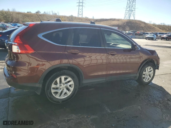 2015 Honda CR-V EX with VIN 3CZRM3H51FG705188, listed as a Copart auction lot 73983813 with 121,204 mi miles and Salvage Title. Bid and sale history available at carsss.com. Image 3.