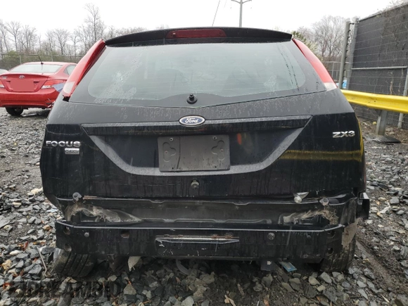 2005 Ford Focus with VIN 3FAHP31N65R146202, listed as a Copart auction lot 50226415 with 184,919 mi miles and Salvage title. Bid and sale history available at DreamBid. Image 6.