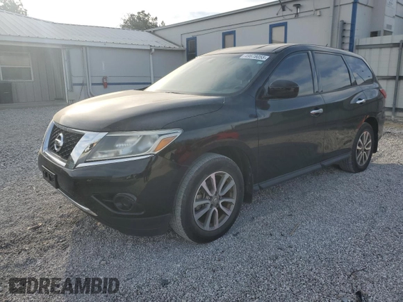 2014 Nissan Pathfinder S with VIN 5N1AR2MN7EC699463, listed as a Copart auction lot 49678055 with 120,662 mi miles and Clean Title. Bid and sale history available at carsss.com. Image 1.