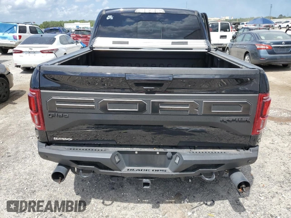 2020 Ford F-150 Raptor with VIN 1FTFW1RG0LFB10014, listed as a Copart auction lot 51578245 with 57,303 mi miles and Non Repairable. Bid and sale history available at carsss.com. Image 6.