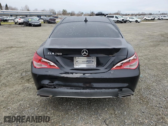 2018 Mercedes-Benz CLA 250 with VIN WDDSJ4EB2JN518838, listed as a Copart auction lot 43205644 with 83,135 mi miles and . Bid and sale history available at DreamBid. Image 6.