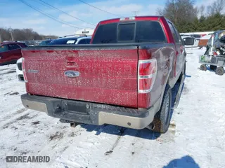 2013 Ford F-150 XL with VIN 1FTFW1ET2DFD09344, listed as a IAAI auction lot 41595541 with 139,165 mi miles. Bid and sale history available at carsss.com. Image 4.