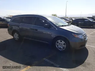 2012 Honda Odyssey LX with VIN 5FNRL5H24CB019934, listed as a Copart auction lot 52412605 with 157,725 mi miles and Salvage Title. Bid and sale history available at carsss.com. Image 4.