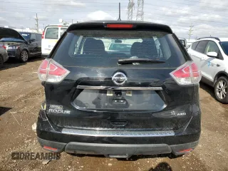 2015 Nissan Rogue S with VIN KNMAT2MV0FP583098, listed as a Copart auction lot 51582475 with 75,557 mi miles and Salvage Title. Bid and sale history available at DreamBid. Image 6.