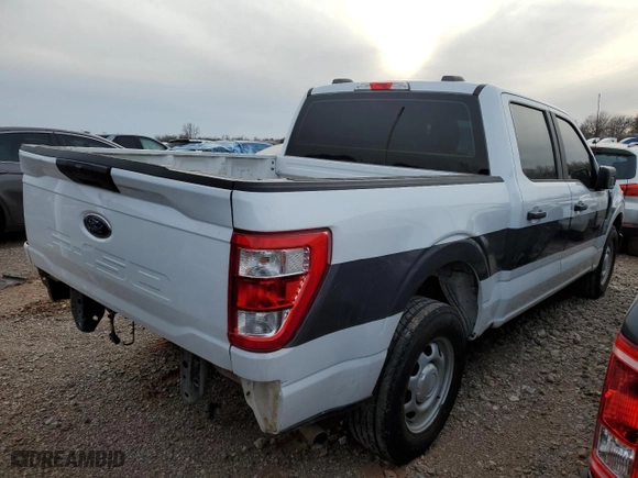 2022 Ford F-150 XL with VIN 1FTEW1CB1NKE38223, listed as a Copart auction lot 85012704 with 86,763 mi miles and Salvage Title. Bid and sale history available at carsss.com. Image 3.