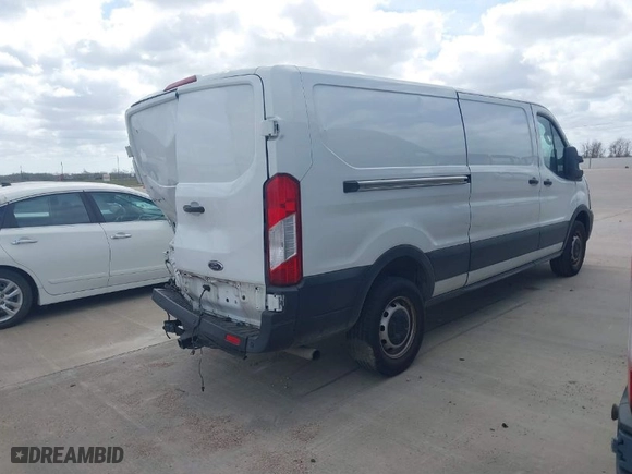 2021 Ford Transit Cargo Van with VIN 1FTBR1Y84MKA41093, listed as a IAAI auction lot 41799933 with NaN miles. Bid and sale history available at carsss.com. Image 4.