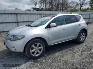 2009 Nissan Murano SL with VIN JN8AZ18WX9W210077, listed as a Copart auction lot 50396485 with 210,908 mi miles and Clean Title. Bid and sale history available at carsss.com. Image 1.