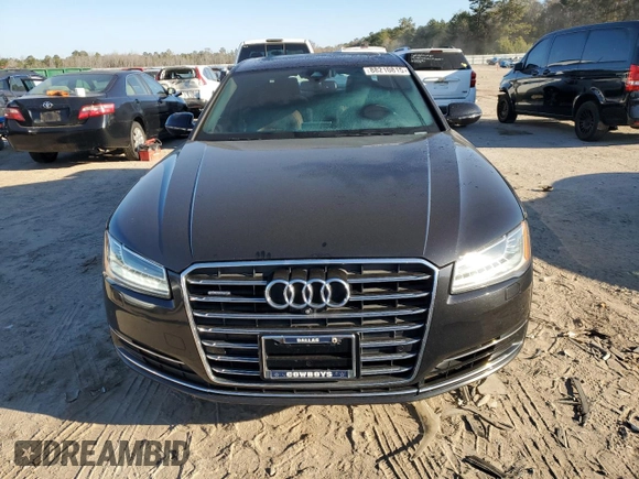 2015 Audi A8 L 3.0T with VIN WAU3GAFD1FN017875, listed as a Copart auction lot 88210815 with 124,720 mi miles and Salvage Title. Bid and sale history available at carsss.com. Image 5.