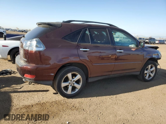 2008 Lexus RX with VIN JTJHK31U682044520, listed as a Copart auction lot 52743375 with 133,081 mi miles and Salvage Title. Bid and sale history available at carsss.com. Image 3.