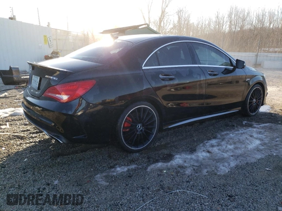 2015 Mercedes-Benz CLA 45 AMG with VIN WDDSJ5CBXFN232123, listed as a Copart auction lot 41774665 with 95,817 mi miles and Non Repairable. Bid and sale history available at DreamBid. Image 3.