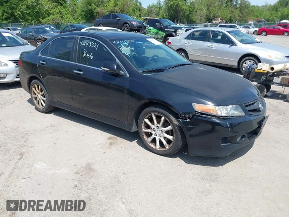 2006 Acura TSX with VIN JH4CL96866C024685, listed as a IAAI auction lot 42143321 with 230,703 mi miles. Bid and sale history available at carsss.com. Image 1.