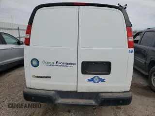 2019 Chevrolet Express Cargo with VIN 1GCWGAFP7K1185578, listed as a Copart auction lot 50901655 with 104,755 mi miles and Salvage title. Bid and sale history available at DreamBid. Image 6.